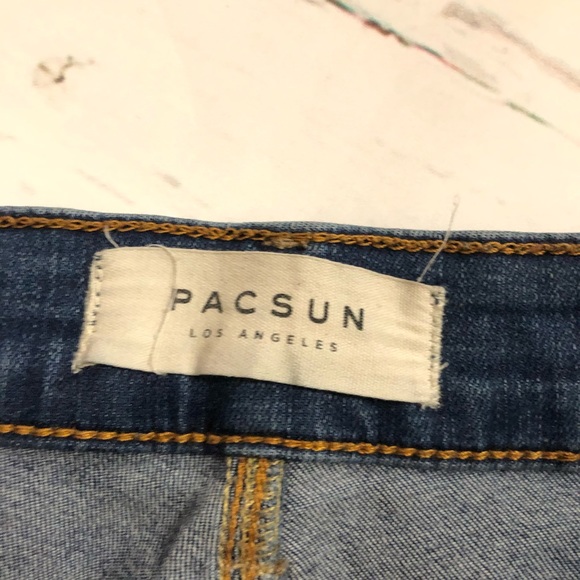 PACSUN Women’s Blue Skinny Ankle Jeggings 24 - Picture 2 of 8